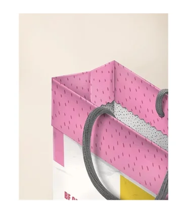 کیف هدیه فولدی سایز 7 طرح JOY لوتوس کادو