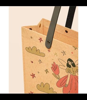 کیف هدیه وولن سایز 2 طرح ANGEL