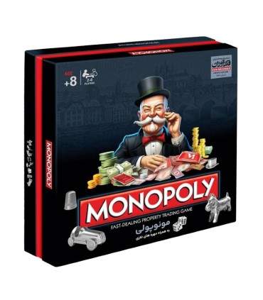 مونوپولی کارت مهره فلزی ITOYS کد: MO2 - بازی فکری و آموزشی