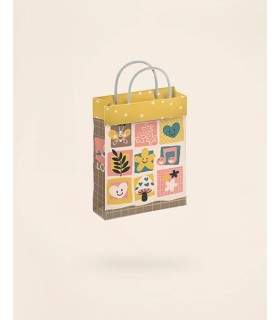 گیفت بگ فولدی سایز 1 طرح LOVE CHART کد: 1046