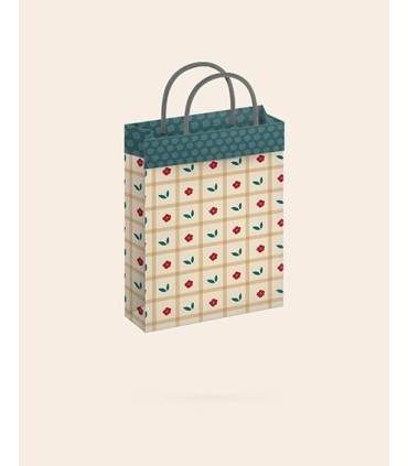 گیفت بگ فولدی سایز 2 طرح CUTE PATTERN کد: 2054