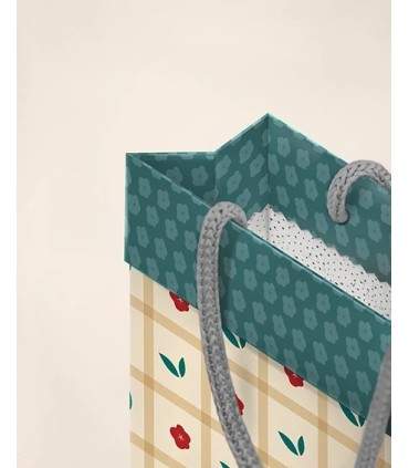 گیفت بگ فولدی سایز 2 طرح CUTE PATTERN کد: 2054