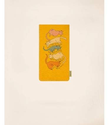 گیفت بگ وولن سایز 9 طرح HUG THE CAT کد: 9031