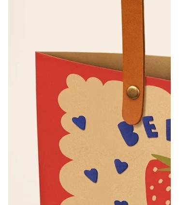 گیفت بگ ویلو سایز 2 طرح BERRY CUTE لوتوس کد: 2006
