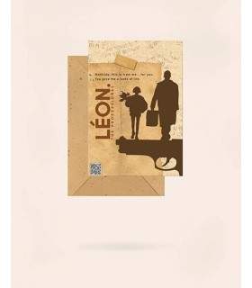 کارت پستال ویدئو سایز 16 طرح LEON کد: 6007