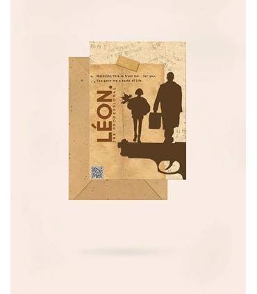 کارت پستال ویدئو سایز 16 طرح LEON کد: 6007