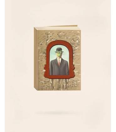 دفتر اسکچ سایز شش طرح MAGRITTE | دفتر طراحی لوتوس