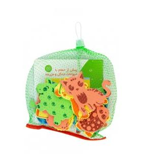 پیش از حمام با حیوانات جنگل و مزرعه (کتاب کار به همراه فوم های داخل حمام) | خانه ادبیات |9789645455086