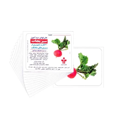 کارتهای دیدآموز سبزیجات | |9789651141331