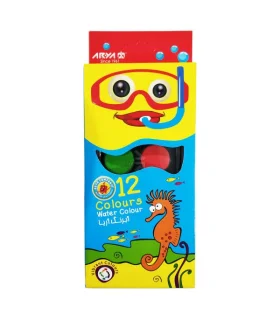 آبرنگ 12 رنگ آریا کد: 5009 | آریا |6260297150091