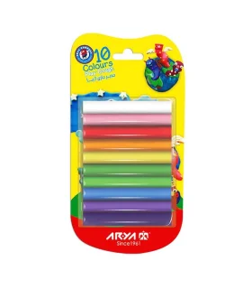 خمیر بازی 10 رنگ روکارتی آریا کد:1021 | آریا |6260297110217