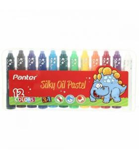پاستل 12 رنگ 1×3 جعبه طلقی پنتر کد: SOP 721-12 | پنتر |6923936618825