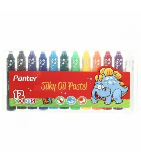 پاستل 12 رنگ 1×3 جعبه طلقی پنتر کد: SOP 721-12 | پنتر |6923936618825