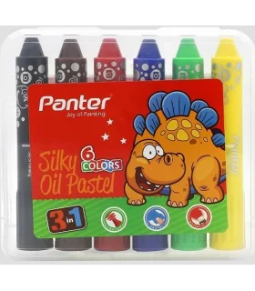 پاستل 6 رنگ 1×3 جعبه طلقی پنتر کد: SOP 721-6 | پنتر |6923936618801