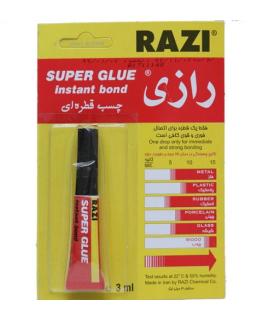 چسب قطره ای 3 میل سوپر گلو رازی | رازی |6260105311010