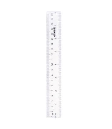 خط کش 20 سانت پلاستیکی آریا | آریا |9789651136221