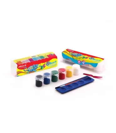 گواش 6 رنگ بزرگ پیوسته آریا کد: 4009 | آریا |6260297140092