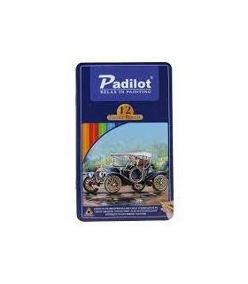 مداد رنگی 12 رنگ جعبه فلزی پادیلوت کد: F-810212 | پادیلوت |6935208102123