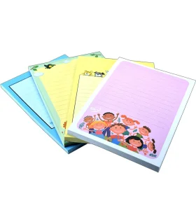 نوت استیک 50 برگ خط دار A6 فانتزی اسکای | اسکای |5500000001713