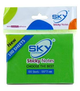 نوت استیک 100 برگ 50×75 اسکای | اسکای |5500000000736