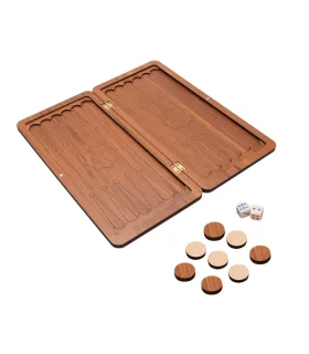 تخته نرد با کیف چرمی | |5591022296864