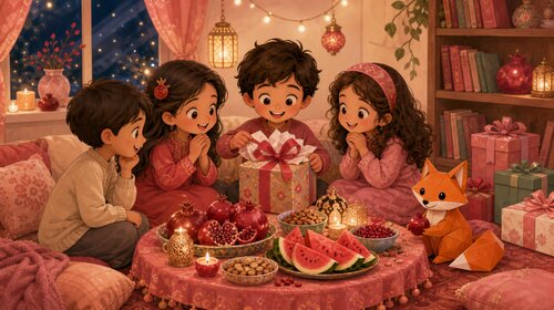 هدیهٔ شبِ یلدا برای کودکان؛ از کتاب تا اسباب‌بازی