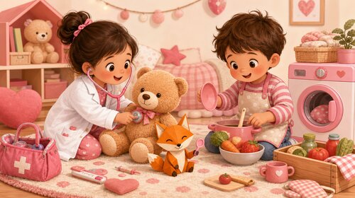 نقش‌بازی و مهارت‌های اجتماعی؛ وقتی بازی، تمرینِ زندگی است